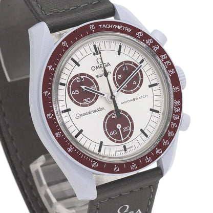 Swatch MISSION TO PLUTO Omega Collaboration Watches SO33M101 Ceramic/Nylon mens