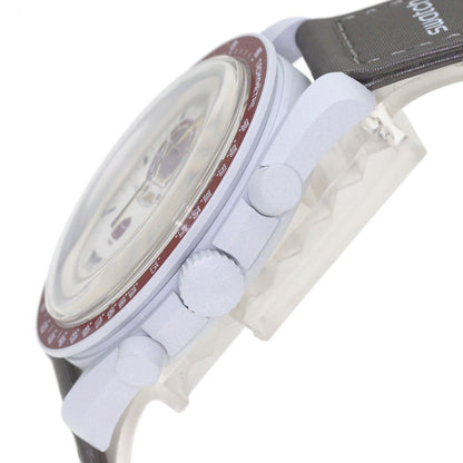 Swatch MISSION TO PLUTO Omega Collaboration Watches SO33M101 Ceramic/Nylon mens