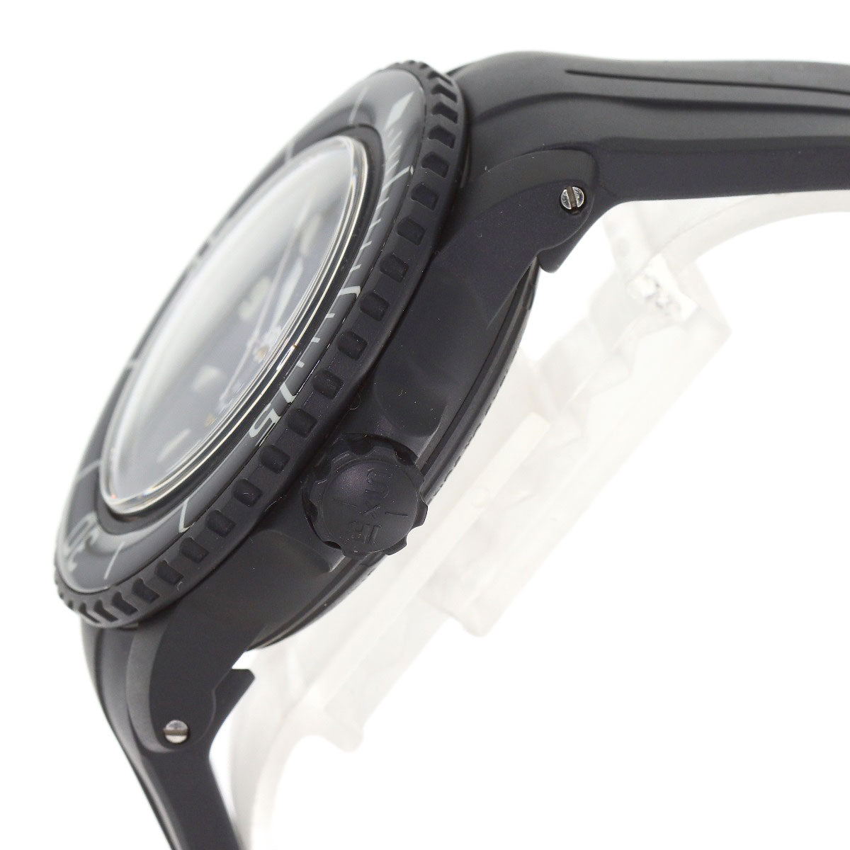 Swatch Blancpain collaboration Scuba Fifty Fathoms Watches SO35B400 Ceramic/Rubber mens