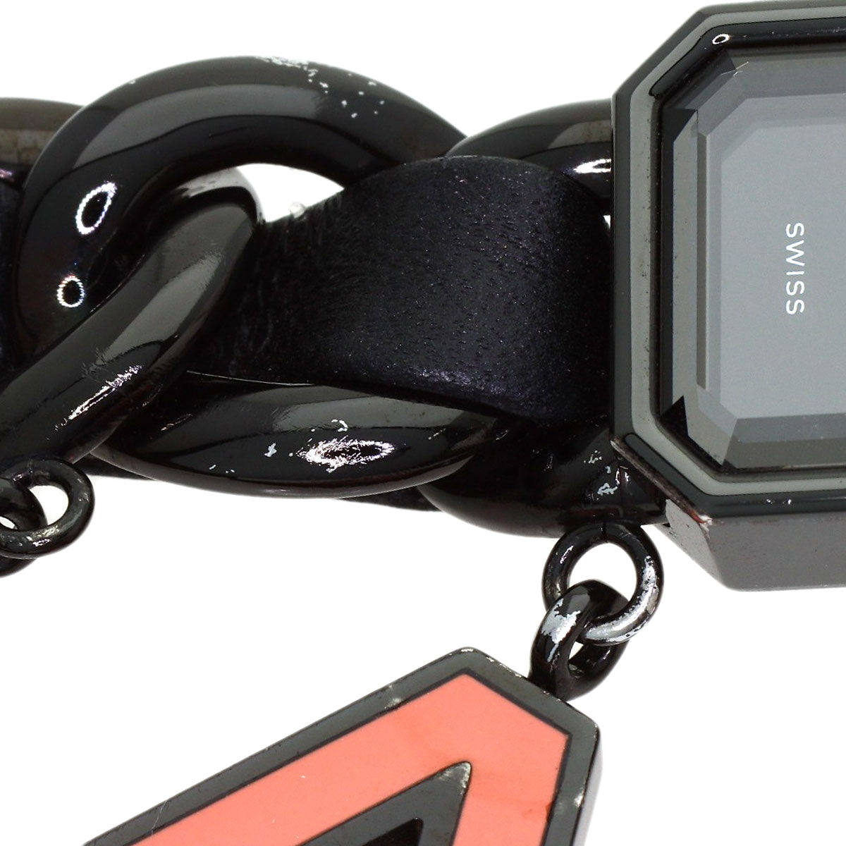 CHANEL Premiere Charm BLUSH Watches H10330 Stainless Steel/SSxLeather Ladies