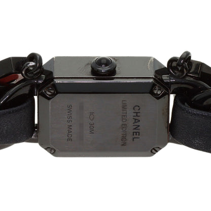 CHANEL Premiere Charm BLUSH Watches H10330 Stainless Steel/SSxLeather Ladies