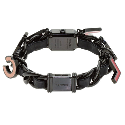 CHANEL Premiere Charm BLUSH Watches H10330 Stainless Steel/SSxLeather Ladies