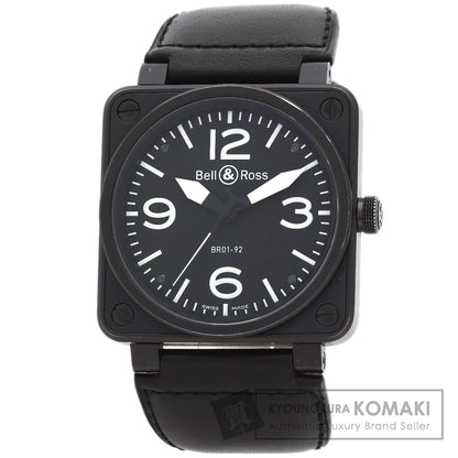 Bell＆Ross Square Watches BR01-92 Stainless Steel/Leather mens