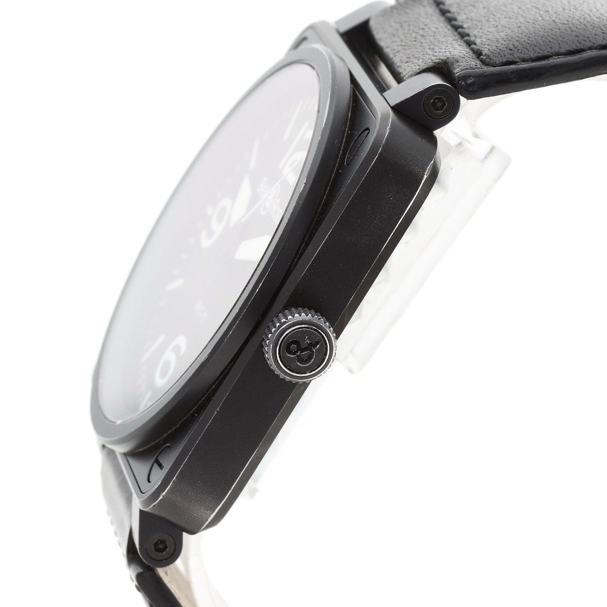 Bell＆Ross Square Watches BR01-92 Stainless Steel/Leather mens
