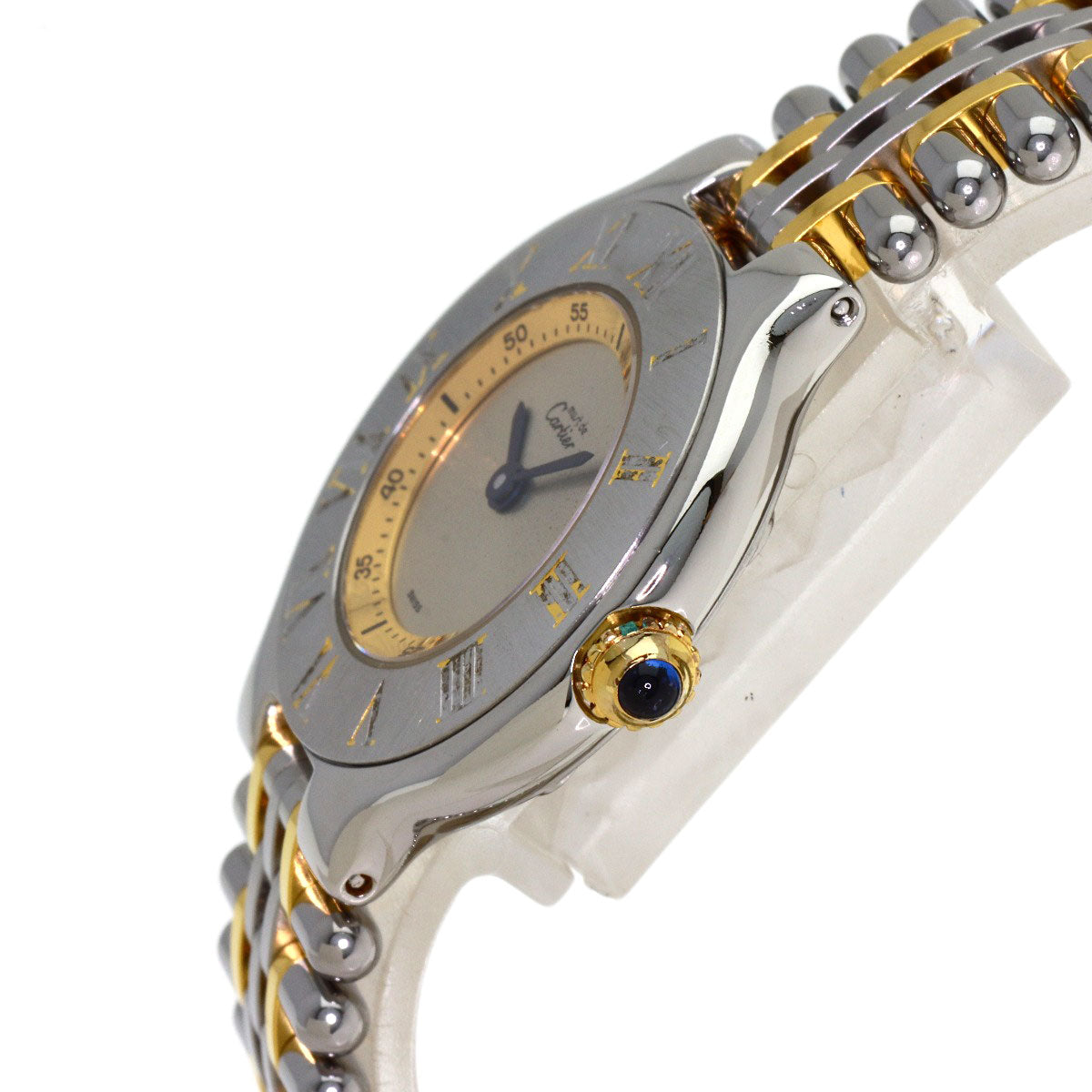 CARTIER Must21 SM Watches W10073F4 Stainless Steel/SSxGP Ladies