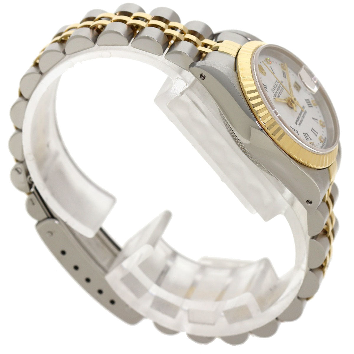 ROLEX Datejust 10P Diamond White Roman Watches 69173G Stainless Steel/SSxK18YG Ladies