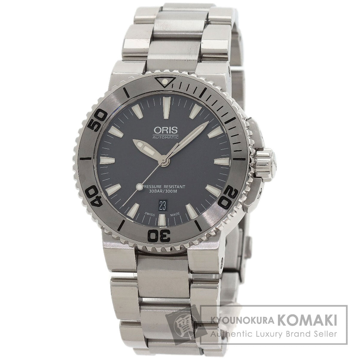 ORIS Aquis Date Watches 7653 Stainless Steel/Stainless Steel mens