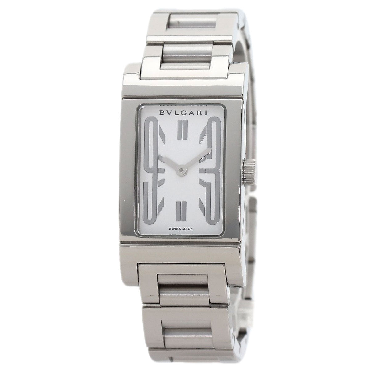 BVLGARI Rettangoro Watches RT39S Stainless Steel/Stainless Steel Ladies
