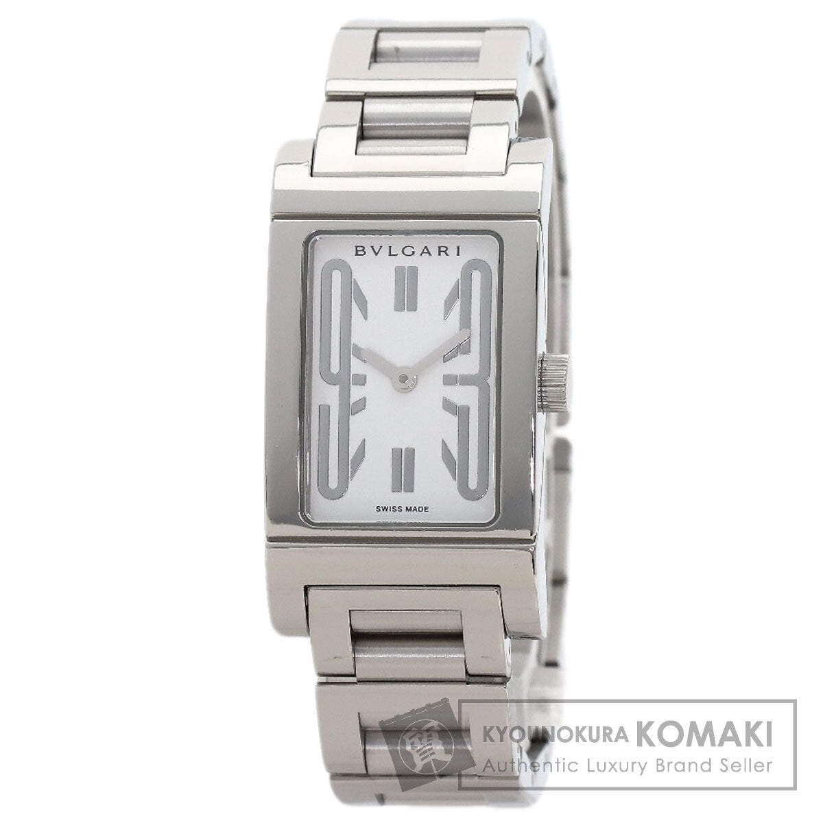 BVLGARI Rettangoro Watches RT39S Stainless Steel/Stainless Steel Ladies