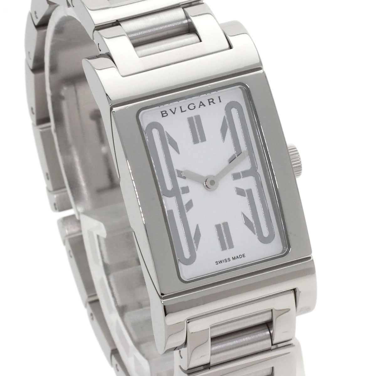 BVLGARI Rettangoro Watches RT39S Stainless Steel/Stainless Steel Ladies