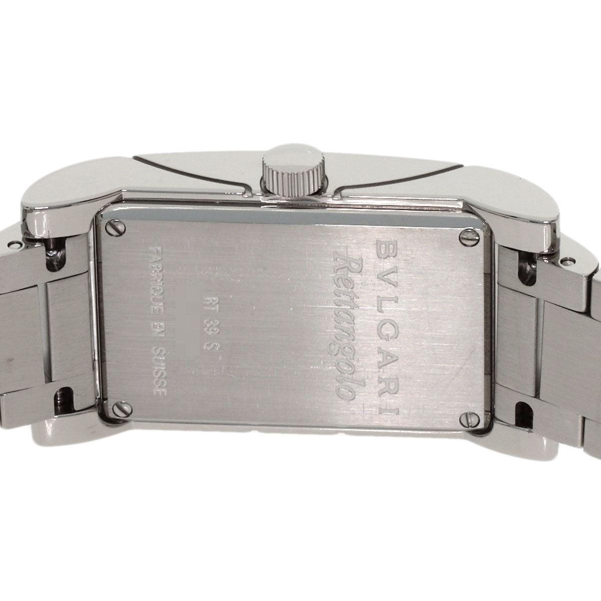 BVLGARI Rettangoro Watches RT39S Stainless Steel/Stainless Steel Ladies
