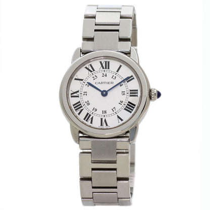 CARTIER Ronde Solo SM Watches W6701004 Stainless Steel/Stainless Steel Ladies