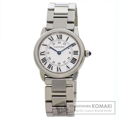 CARTIER Ronde Solo SM Watches W6701004 Stainless Steel/Stainless Steel Ladies