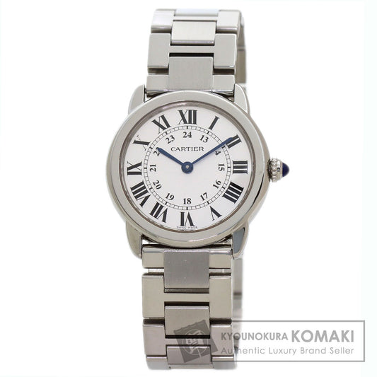 CARTIER Ronde Solo SM Watches W6701004 Stainless Steel/Stainless Steel Ladies