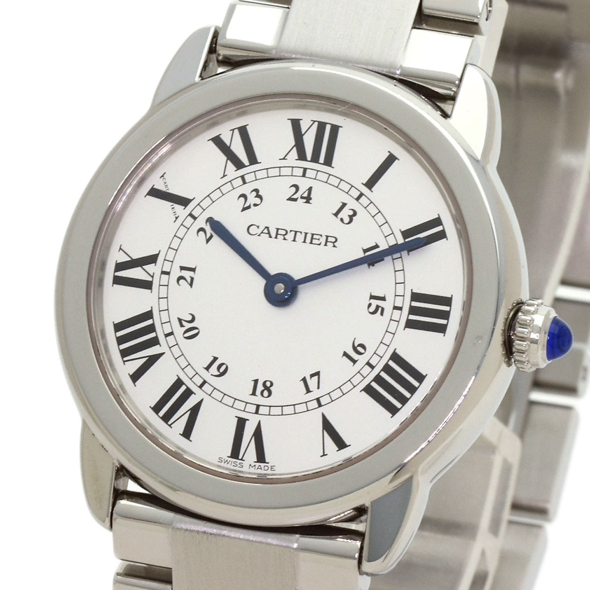 CARTIER Ronde Solo SM Watches W6701004 Stainless Steel/Stainless Steel Ladies