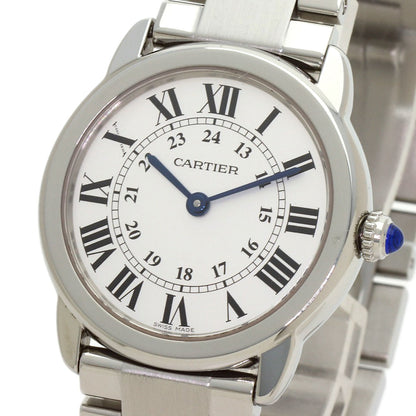 CARTIER Ronde Solo SM Watches W6701004 Stainless Steel/Stainless Steel Ladies