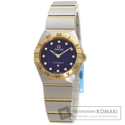 OMEGA Constellation Manhattan Aventurine Watches 131.20.25.60.53.001 Stainless Steel/SSxK18YG Ladies