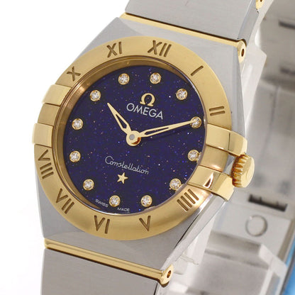 OMEGA Constellation Manhattan Aventurine Watches 131.20.25.60.53.001 Stainless Steel/SSxK18YG Ladies