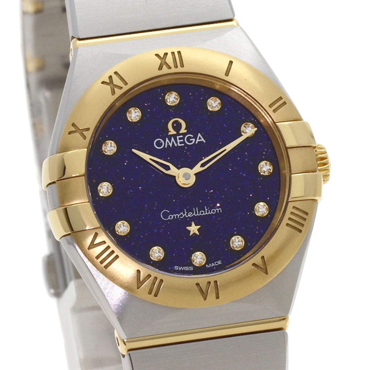 OMEGA Constellation Manhattan Aventurine Watches 131.20.25.60.53.001 Stainless Steel/SSxK18YG Ladies