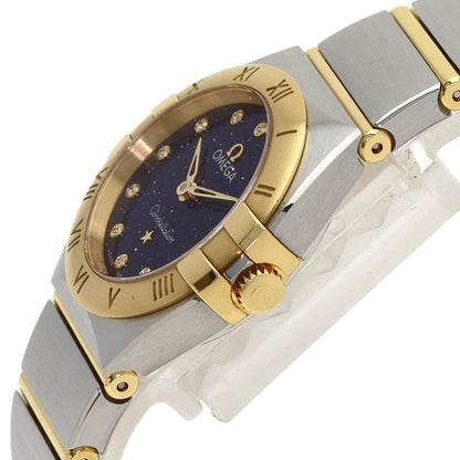 OMEGA Constellation Manhattan Aventurine Watches 131.20.25.60.53.001 Stainless Steel/SSxK18YG Ladies