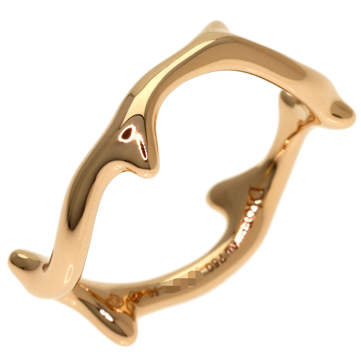 Dior Bois de Rose #50 Ring K18 Pink Gold Ladies [Used]
