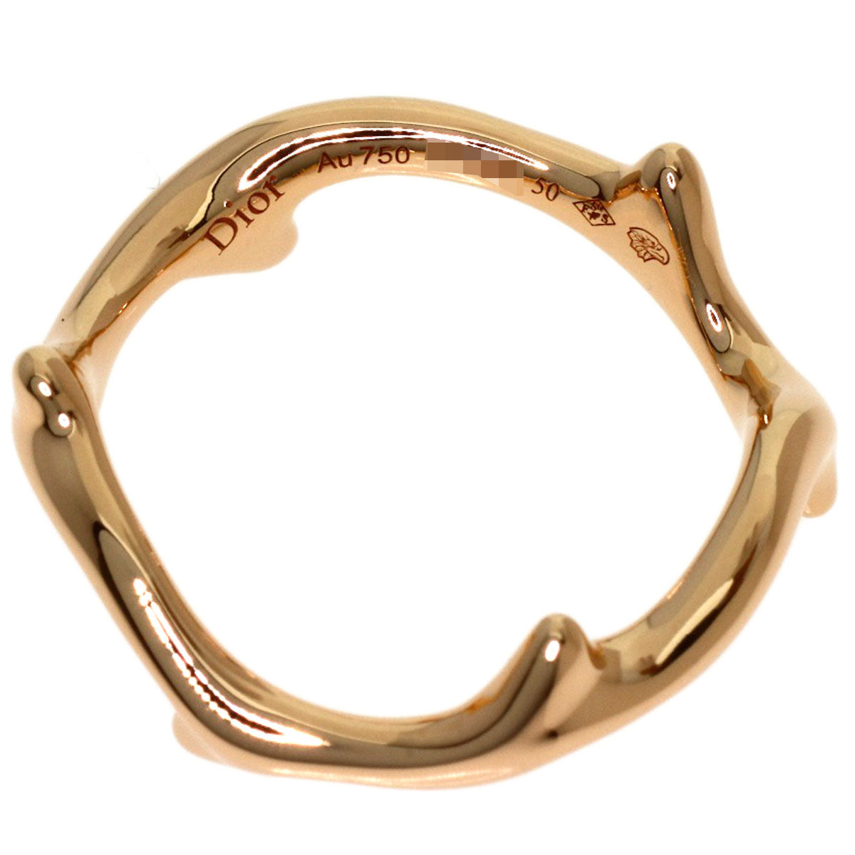 Dior Bois de Rose #50 Ring K18 Pink Gold Ladies [Used]