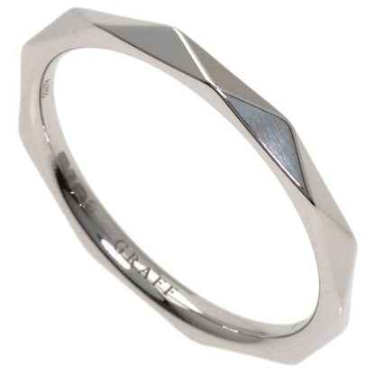 GRAFF Lawrence Signature Band Ring K18 White Gold Ladies [Used]