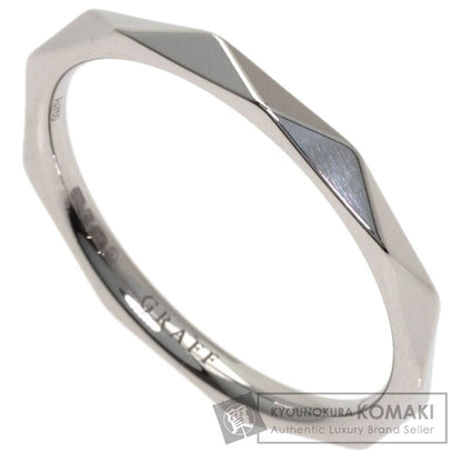 GRAFF Lawrence Signature Band Ring K18 White Gold Ladies [Used]