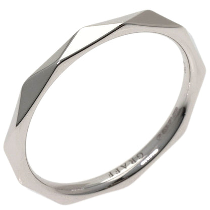 GRAFF Lawrence Signature Band Ring K18 White Gold Ladies [Used]