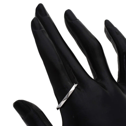 GRAFF Lawrence Signature Band Ring K18 White Gold Ladies [Used]