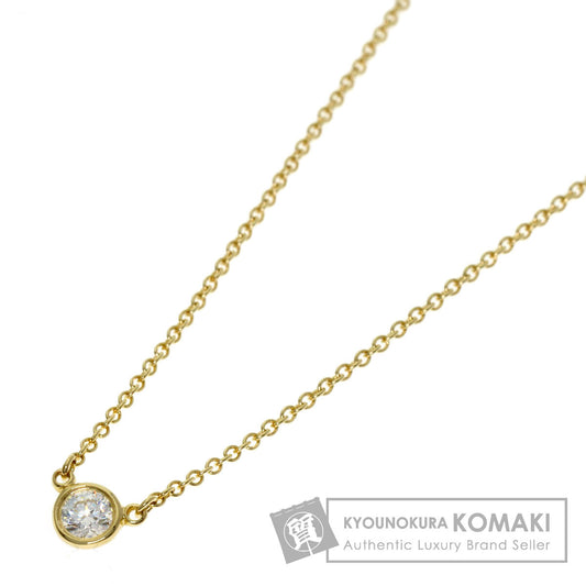 TIFFANY&Co. By The Yard Diamond Necklace K18 Yellow Gold Ladies [Used]