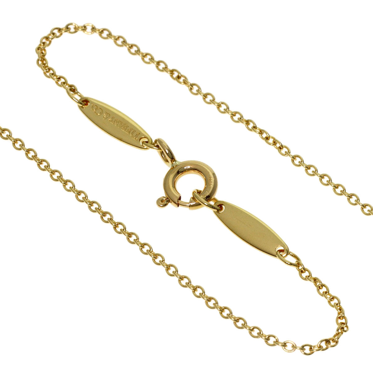 TIFFANY&Co. By The Yard Diamond Necklace K18 Yellow Gold Ladies [Used]
