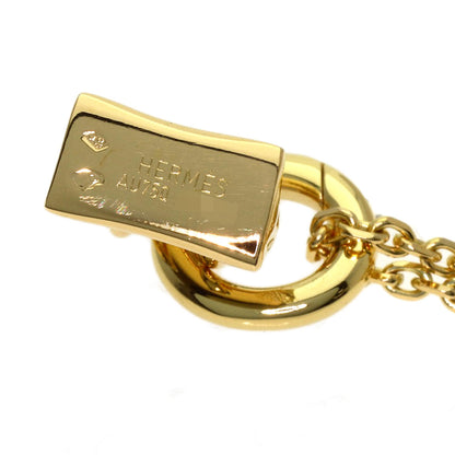 HERMES Amulet Birkin Necklace K18 Yellow Gold Ladies [Used]