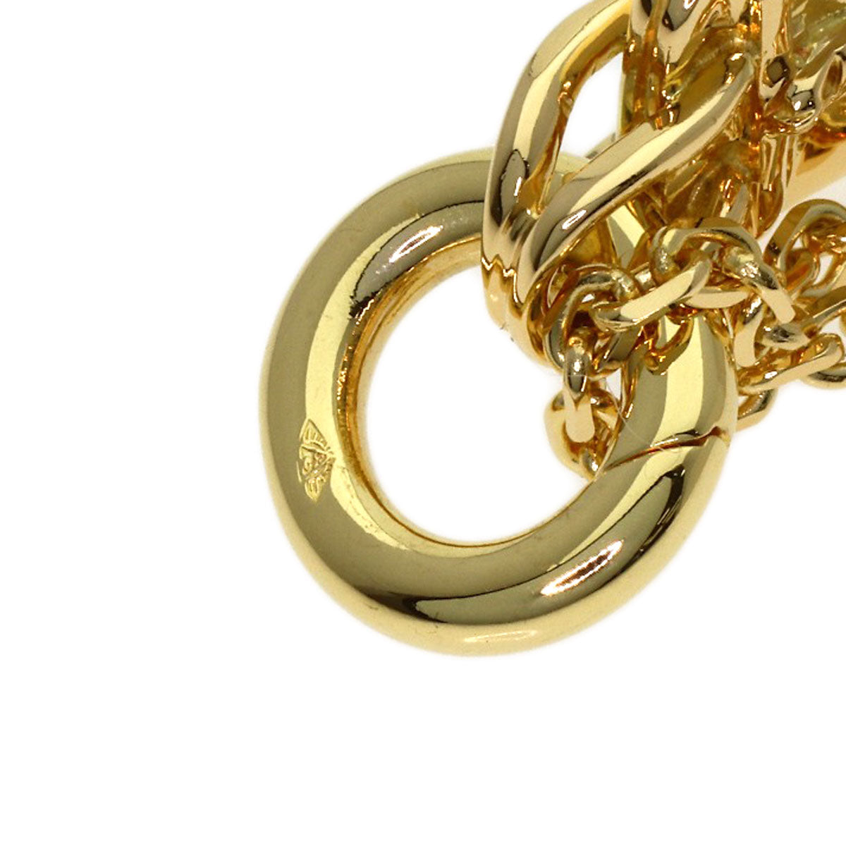 HERMES Amulet Birkin Necklace K18 Yellow Gold Ladies [Used]