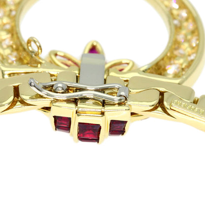 2.77ct Ruby Diamond Necklace K18 Yellow Gold 40.8g　Ladies