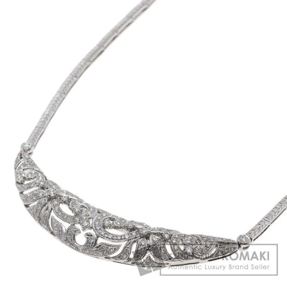 2.29ct Diamond Necklace K18 White Gold 27.4g　Ladies