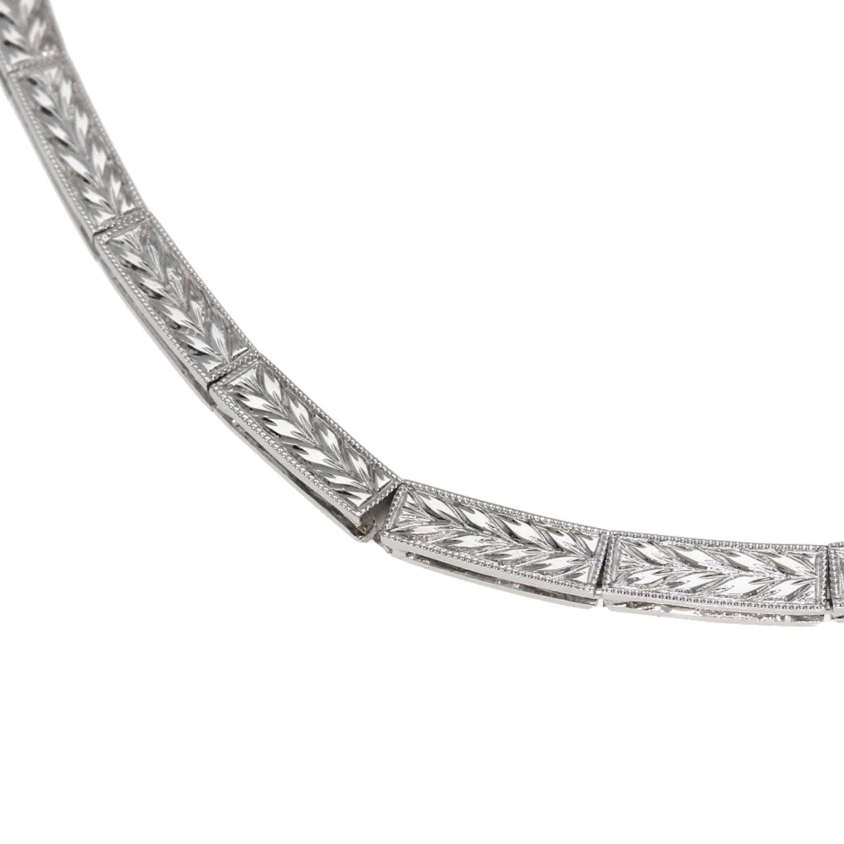 2.29ct Diamond Necklace K18 White Gold 27.4g　Ladies