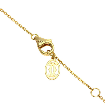 CARTIER Diamant Léger d'Amour Mini Model Diamond Bracelet K18 Yellow Gold Ladies [Used]