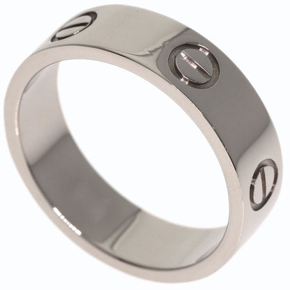 CARTIER love ring #58 Ring K18 White Gold Ladies [Used]