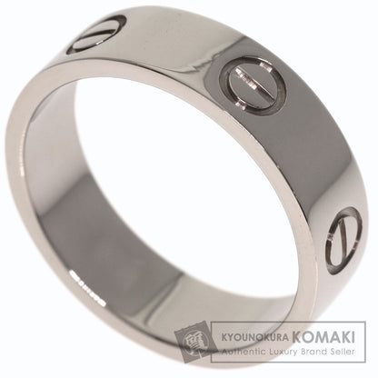 CARTIER love ring #58 Ring K18 White Gold Ladies [Used]