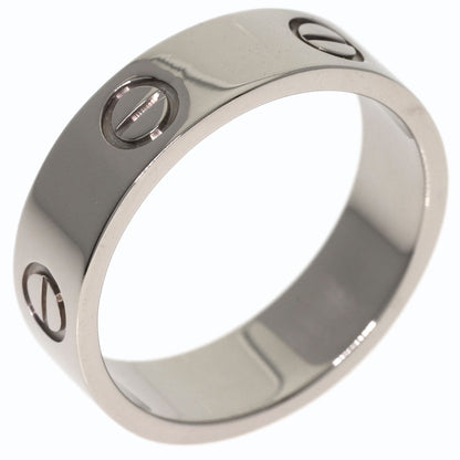 CARTIER love ring #58 Ring K18 White Gold Ladies [Used]