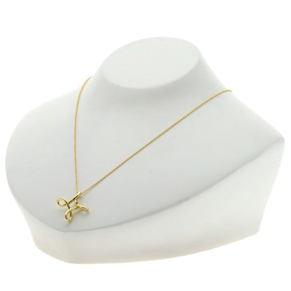 TIFFANY&Co. Open cross Necklace K18 Yellow Gold Ladies [Used]