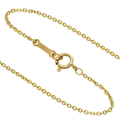TIFFANY&Co. Bean Necklace K18 Yellow Gold Ladies [Used]