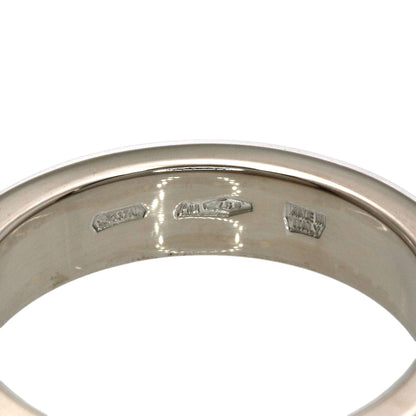 BVLGARI Double logo 1P Diamond Ring K18 White Gold Ladies [Used]