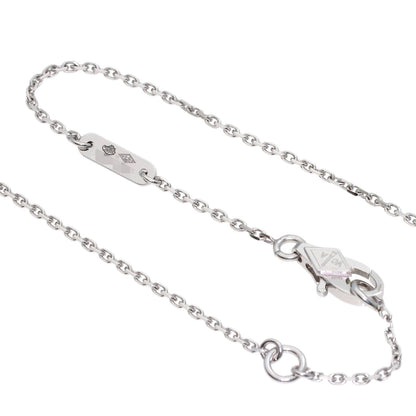 Van Cleef & Arpels Sweet Alhambra Diamond Necklace K18 White Gold Ladies [Used]