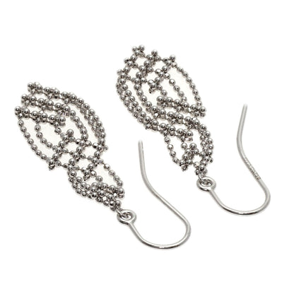 TIFFANY&Co. Fringe hook earring K18 White Gold Ladies [Used]