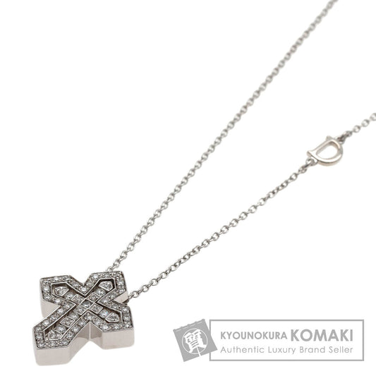 Damiani Belle Epoque Crown, Size S, Diamond Necklace K18 White Gold Ladies [Used]