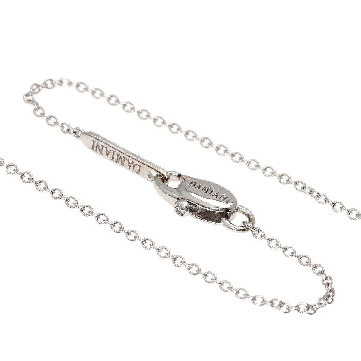 Damiani Belle Epoque Crown, Size S, Diamond Necklace K18 White Gold Ladies [Used]