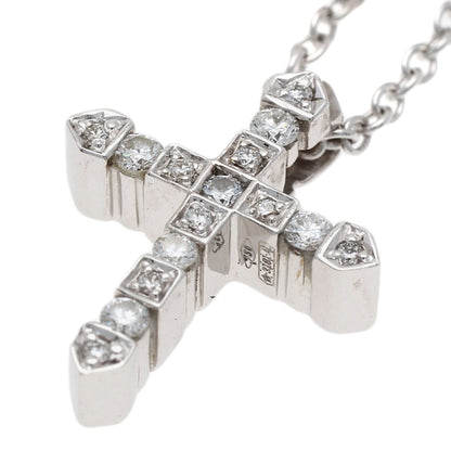Damiani Belle Epoque Crown, Size S, Diamond Necklace K18 White Gold Ladies [Used]
