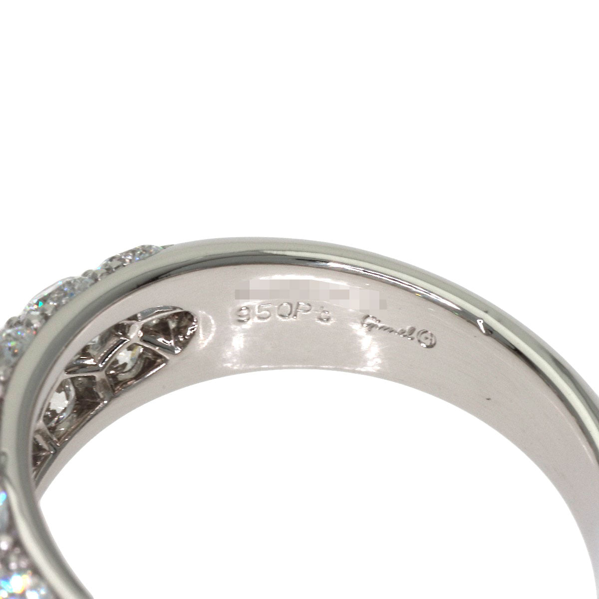 Gimel Diamond Ring Platinum PT950 Ladies [Used]